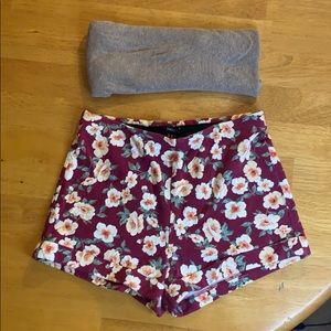 High waisted shorts